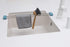 Sanni Shoo drip.line | Drip Tray/Rack, Practical, Multifunctional Kitchen Rack for Storing dishcloths and Brushes hygienically, drip Drying Bottles, extendable, Heat-Resistant (Ocean, Pure)