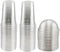9oz Disposable Clear Plastic Cups with Dome Lids No Hole - (50 Sets) PET Dessert Cups for Kids, for Ice Cream, Parfait,Cupcake€¦