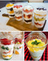 9oz Disposable Clear Plastic Cups with Dome Lids No Hole - (50 Sets) PET Dessert Cups for Kids, for Ice Cream, Parfait,Cupcake€¦