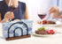 MBL Wooden Napkin Holder with Matte Black Metal Wire, for Kitchen Dining Restaurant Table Classic Home D©cor, Indoor & Outdoor Use, Brown Base