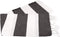 Refined Swagger Turkish Bath Towel Peshtemal Fouta 39" X 71" - 100% Cotton - for Beach Picnic Sarong (Black White)