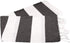 Refined Swagger Turkish Bath Towel Peshtemal Fouta 39" X 71" - 100% Cotton - for Beach Picnic Sarong (Black White)