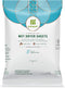 Grab Green Natural Wet Dryer Sheets, Unscented/Free & Clear, Fabric Softener & Static-Reducer, 64 Loads, Reusable & Compostable, Fragrance Free