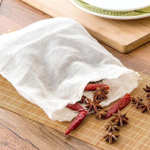 GOOTRADES 12 Pack Reusable Soup Bags,Kitchen Food Strainer Spice Filter Bag,10x8 inch