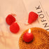 Nuanchu 8 Pieces Valentine Day Red Strawberry Candle Strawberry Shaped Scented Candle Mini Soy Wax Candle Small Scented Candle Wax Decorative Candle for Bedroom Bathroom Decoration Parties, 2 Packs