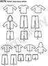 Simplicity US8576OS 18" Sport and Pajamas Unisex Doll Clothes Sewing Patterns, One Size (One Size)