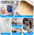 amorus 3 Rolls Shelf Liners Fridge Liner Cabinet Liner, Non-Adhesive Drawer Liner Cupboard Pad for Kitchen Home, 17.7 x 59 inches - Clear