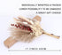 lulute Pampas Grass-Natural Pampas Grass Decor-Pompous Grass 17.9" Tall-Dried Pampas Grass for Boho Decor-Fluffy pompous Floral for Pampas Grass vase-Natural Bouquet of Dried Flowers and Grasses
