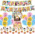 82 Pcs Guinea Pig Theme Birthday Party Decorations,Party Supply Set for Kids with 1 Happy Birthday Banner Garland , 13 Cupcake Toppers,50 Stickers ,18 Balloons for Party Decorations