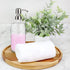 Glass Soap Dispenser 2 Pack 17oz Clear Liquid Soap Dispenser for Kitchen Bathroom Countertop Hand Dish Lotion (17oz/500ml)