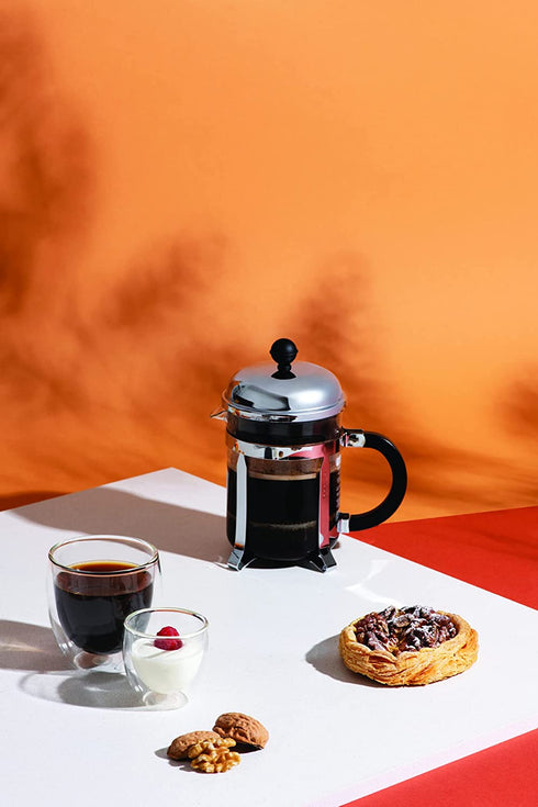 Bodum Chambord French Press Coffee Maker, 17 Ounce, .5 Liter, Chrome