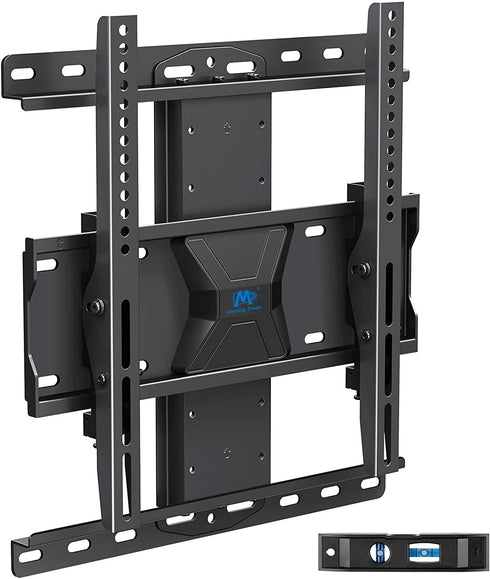 Mounting Dream TV Wall Mount with Height Adjustable for 26-65" TVs, Universal Tilt TV Mount Fits Single, 16" Studs with Loading 99 lbs. & Max VESA 400x400mm, TV Wall Mount with Perfect Center Design