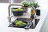 Sanni Shoo drip.line | Drip Tray/Rack, Practical, Multifunctional Kitchen Rack for Storing dishcloths and Brushes hygienically, drip Drying Bottles, extendable, Heat-Resistant (Anthracite, Pure)