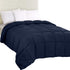 Utopia Bedding All Season 250 GSM Comforter - Soft Down Alternative Comforter - Plush Siliconized Fiberfill Duvet Insert - Box Stitched (King/Cal King, Navy)