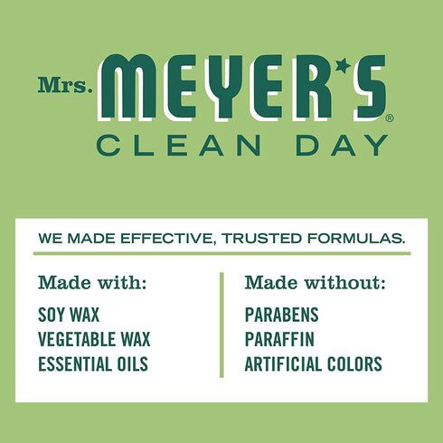 Mrs. Meyer's Clean Day Scented Soy Aromatherapy Candle, 35 Hour Burn Time, Made with Soy Wax and Essential Oils, Iowa Pine Scent, 7.2 oz