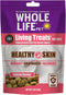 Whole Life Pet Living Treats for Cats – Healthy Skin with Salmon and Yogurt – Human Grade, Omegas, Allergy Relief - Made in The USA