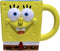 Silver Buffalo Nickelodeon SpongeBob SquarePants 3D Sculpted Ceramic Mug, 20 Ounces