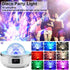 Pofeite Star Projector Galaxy Night Light for Bedroom Ceiling Bluetooth Speaker Alarm Clock FM Radio 360 Degree Rotation with 6 Films Dimmable Warm Light&7 Color Changing Gift Girl Boy Women