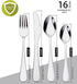 VIVANI 16 Piece Silverware Set, Flatware Sets for 4, Cutlery Set, Kitchen Utensil Sets, Spoons and Forks Set (V002)