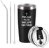 Qtencas Valentine's Day Gifts for Boyfriend Travel Tumbler, This Guy Has an Awesome Girlfriend Stainless Steel Insulated Tumbler with 2 Lids, Boyfriend Men Birthday Gifts Tumbler(Black, 20oz)
