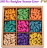 OTOFY Backflow Incense Cones 360 Pcs of 100% Natural Scents Waterfall Incense Rose Tulip Jasmine Lavender Rose for Backflow Incense Burner Holder Natural | Meditation & Yoga Gift