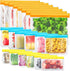 Reusable Storage Bags, 20 Pack BPA Free PEVA Reusable Freezer Bags,Reusable Gallon Bags, Reusable Sandwich Bags, Silicone Food Bags for Women, Men and Kids (20Pack-8 Gallon +6 Sandwich +6 Snack)