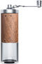 Manual Coffee Grinder-YIUYIUPI Stainless Steel Grinder is Easy to Carry and Coffee Powder of the Thickness can be Adjusted, Suitable for Office, Home Kitchen and Camping (Reddish brown)