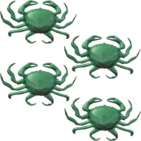 Jet Creations Inflatable Animals 20" Wide Pack of 4 Crab, Supplies Party Favors, Gifts an-CRAB4, Multi