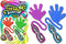 JA-RU Sticky Hands Stretchy Snap Smack Toys (1 Packs 2 Hands) Fidget Toy Great Sticky Hand Party Favors Birthday Toy Supplies for Kids, Bulk Toys, Stocking Stuffers, Goody Bags. Prank Gag. 315-1