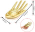 ELLDOO Buddha Hand Jewelry Tray Rings Holder Jewelry Display Hand jewelry Holder Trinket Dish Storage Decoration ,Gold