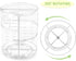 360° Rotating Makeup Organizer, Spinning Bathroom Organizer Countertop, Cosmetic Organizer Makeup Holder Shelf, Make Up Organizers and Storage for Bedroom, Transparent