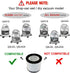 HQRP Cartridge Filter compatible with Shop-vac QPMH450 QPMH500 QMH45A QSH30 QSH35 QPSH300 QPSH400 952-02 95202 HangUp Series Wet Dry Vacuum 903-98 9039800