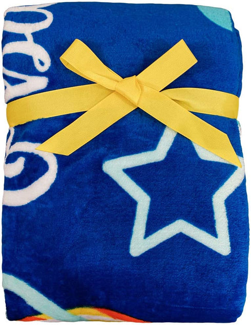 Infinity Republic - Love You to The Moon & Back Super Plush Blanket - Perfect for Babies, Kids, Teens, Gifts, Nurseries, etc!