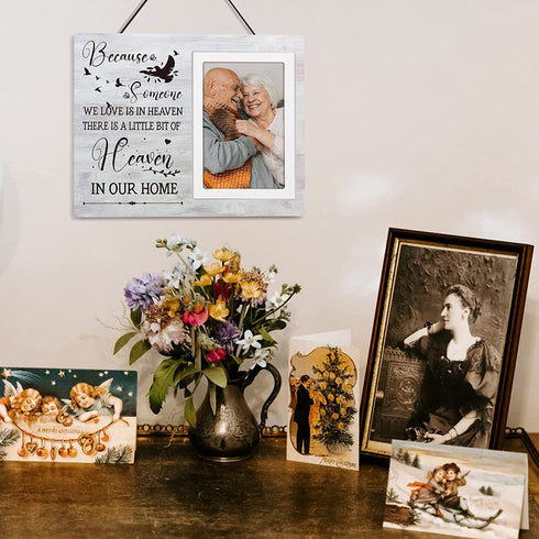 Memorial Picture Frame - Sympathy Gifts for Loss of Loved One - In Loving Memory of Mother, Father, Grandma, Grandpa ( 4x6 Inch )