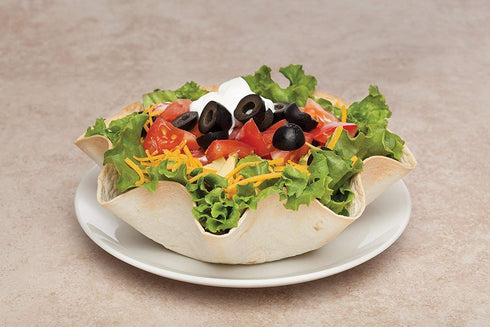 HIC Harold Import Tortilla Bowl Maker, Set of 2, Non-Stick Black Baking Pans