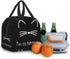 Black cat Lunch Bag Insulated Lunch Box with Front Pocket Reusable Tote Bag For Office Work Picnic Travel Shopping