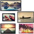 Snap 10FW1568E Solid Wood Wall Poster Picture Frame, 8.5" x 14", Black