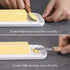 Nucookery White Porcelain Butter Dish - Clean Table Design - Ceramic Butter Dish with Lid for Countertop with Raised Non-Slip Strip - Holds 1 Standard Butter Stick - Easy to Clean & Dishwasher Safe