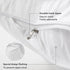 FavriQ 18 x 18 Throw Pillow Inserts with 100% Cotton Cover Square Cushions for Chair Bed Couch Car Down Alternative Pillow Form Sham Stuffer Decorative Pillow Insert White Sofa Pillow (Set of 2)