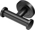 Gatco 4245AMX Latitude II Double Robe Hook, Matte Black