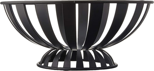 Spectrum Diversified Stripe Fruit Bowl, 1 EA, Black