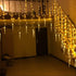 Icicle Christmas Lights, 29.5ft 360 LED Connectable Icicle String Lights with 60 Drops, Window Curtain Fairy Lights with 8 Modes, Icicle Fairy Twinkle Lights for Christmas Decorations (Warm White)