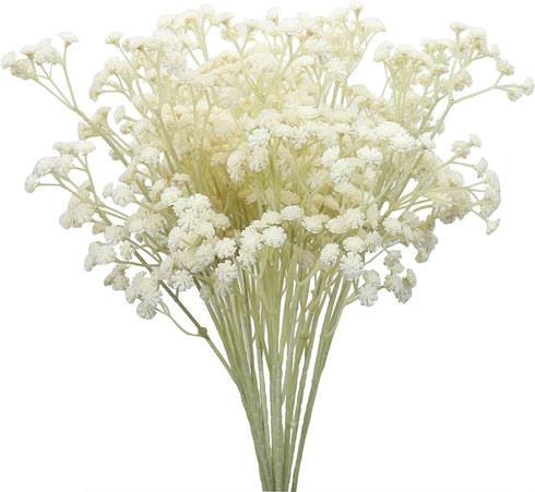 Duovlo 10pcs Babies Breath Flowers 23.6" Artificial Gypsophila Bouquets Real Touch Flowers for Wedding Home DIY Decor