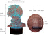 Shoto Todoroki 3D Illusion LED Anime Lamp MHA 16 Colors RGB Remote Control Desk My Hero Academia Night Light for Boys Birthday