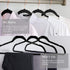 Premium Velvet Hangers (Pack of 50) Heavyduty - Non Slip - Velvet Suit Hangers Black - Copper/Rose Gold Hooks,Space Saving Clothes Hangers