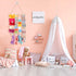 Oaoleer Hair Bow Holder Organizer for GirlsHair Clips Headband Organizer Storage Wall Hanging Home Decor for Girls Room