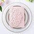 PONATIA 5.12 x 7.2 Inches 20PCS Tri-Fold Laser Cut Wedding Invitation Pocket with Envelopes for Wedding Bridal Shower Engagement Birthday Invite (Blush Pink, 20pcs No Inner Sheet)