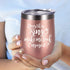 Does This Ring Make Me Look Engaged Wine Tumbler, Engagement Gift Idea for Bridal Shower, Insulated Wine Tumbler Wedding Gift for Fiance Newlyweds Couples Bride