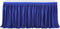 Leegleri 9 ft Navy Blue Polyester Pleated Table Skirt for Rectangle Table,Ruffle Tutu Table Cloth for Baby Shower Wedding,Birthday Party,Gender Reveal,Dessert Cake Tables