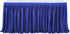 Leegleri 9 ft Navy Blue Polyester Pleated Table Skirt for Rectangle Table,Ruffle Tutu Table Cloth for Baby Shower Wedding,Birthday Party,Gender Reveal,Dessert Cake Tables